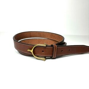 TORY 3/4" LEATHER BELT W/ SPUR BUCKLE